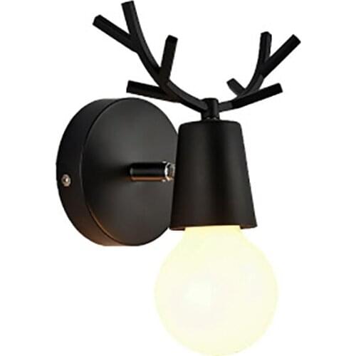 Nordic Style E27 Wall Lamp Decoration Corridor Emergency LED Lights Home Bedroom Lighting Without Bulb