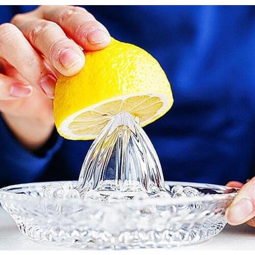 Glass Manual Juicer Citrus Fruit Juicer Kitchen Orange Lime Lemon Squeezer Fruit Press Juice Machine Fruit Extractor