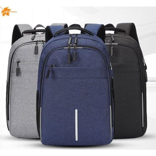 Backpack custom LOGO bag mochila masculina USB charging computer bag business leisure backpack notebook large capacity laptopbag