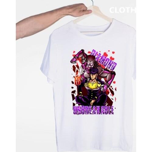 JoJo Bizarre Adventure Funny T-shirts for Man/woman Japan Anime Printed Tshirt Casual Jojo T Shirt Hip Hop Top Tees Male/female