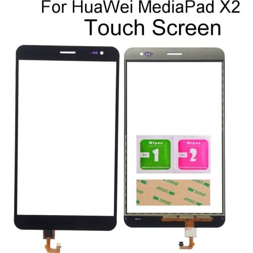 Touch Screen Glass For Huawei Honor X2 MediaPad X2 Digitizer Panel Lens Sensor Tools 3M Glue Wipes