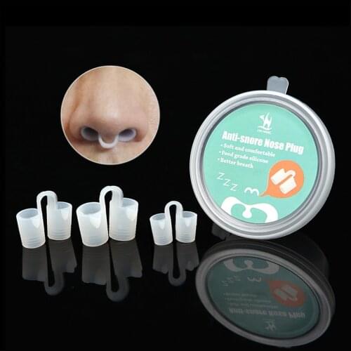 Comfortable Silicone Boxed Anti-snore Nose Purifier Anti Snoring Breathable Nose Clip Sleep Aid Nasal Dilators Stop Snoring