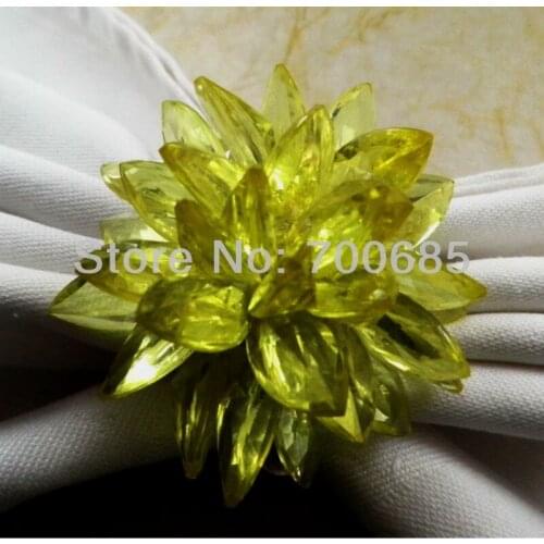 Beaded wedding napkin ring, napkin holder, decoration napkin ring