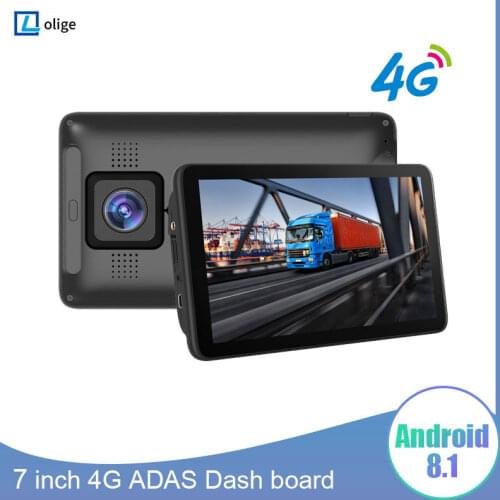 Anfilite 7 Inch 4G Car DVR Camera FHD 1080P Android8.1Dash Cam GPS Navigation ADAS Car Video Recorder Dual Lens Dashboard camera