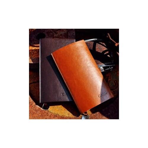 High quality soft copybook A6 &A5&B5 notebook120 sheets vintage notebook pu leather hardcover notebook