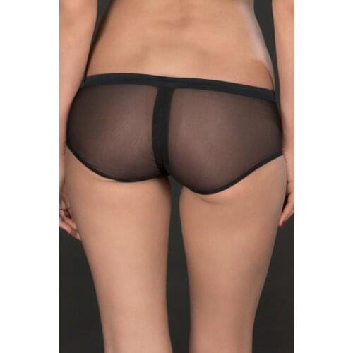 New Sexy Women Transparent Zipper Crotch Shorts Low Waist Erotic Lingerie Black Mini Shorts See Through Sexy Wear FX11