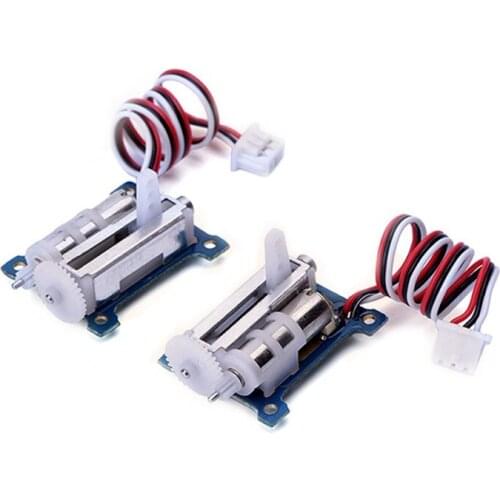 1 Pair Digital Ultra Micro-Type 1.5G Linear Servo Tiny for Aircraft Servo Tester 3.7V-5V Servo Micro-Analog 1.5G Loading Two Lin