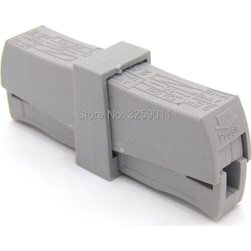 300PCS PCT-201 Single 1 pin cable wire connecting for lamp flexible cable connectors 224-201 Universal Compact 2 pin holes