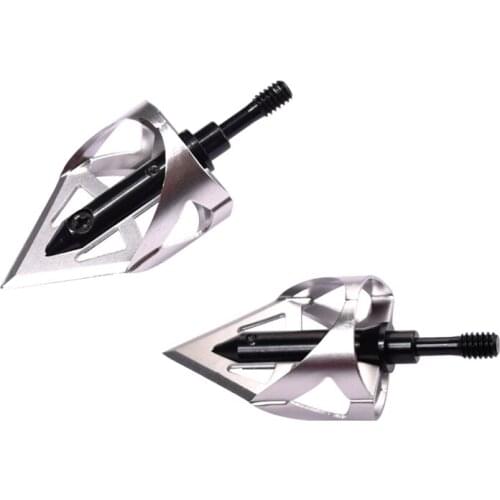 3X Archery Hunting Bow Arrow Broadheads 100 grain Blades Fighter Style Arrow heads Outdoor Shooting Hunting Free Shipping