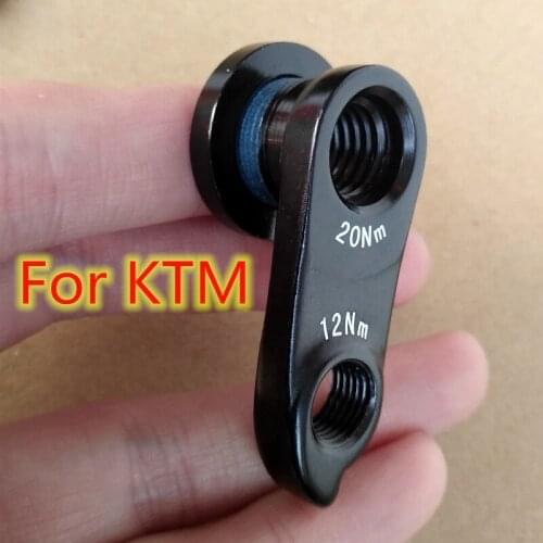 5set Bicycle derailleur hanger For KTM axle M12*P1.75 KTM Myroon Prestige KTM 10-40 Bark MECH dropout mountain bike frame carbon