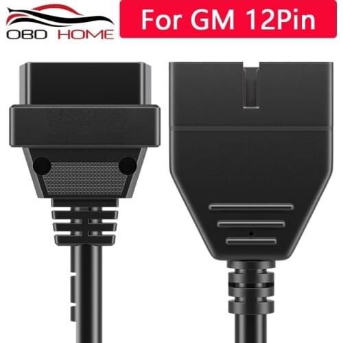 For GM12Pin OBD2 Adapter Cable For GM 12 Pin To ODB2 16Pin Cable OBDII Connector OBD Auto Diagnosis Tool For GM 12 Pin