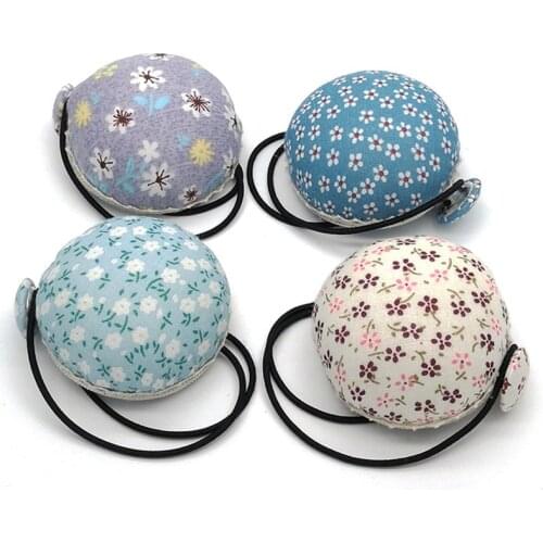 Sewing Pins Accessories Pumpkin Ball Shaped Needle Pin Cushion Pincushion Wrist Strap Stitch Needlework Mat DIY Craft Supplies