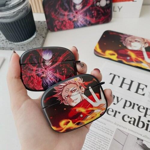 Case For Airpods 1 2 3 Pro Japan Anime Jujutsu Kaisen Wireless Earphone Case For Airpods Pro Charg Box Cover Shell Coque Fundas