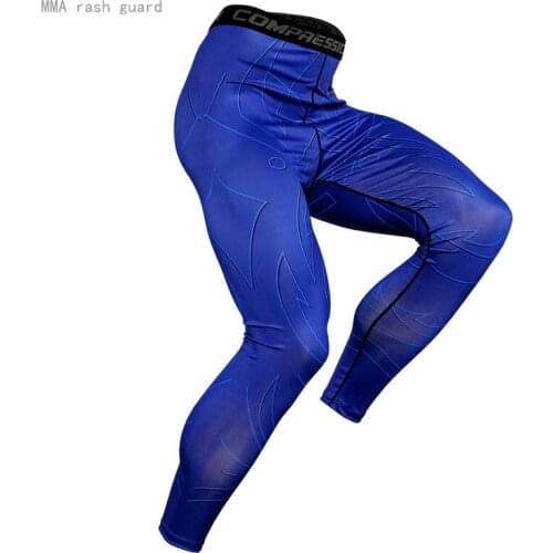 Mens Thermal Pants Winter Leggings Tights Long Johns Underwear Quick-drying Jogging Pants MMA Rashgard Male Base Layer Sport