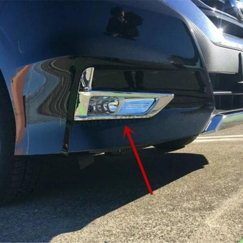 For NISSAN SERENA Suzuki Landy C27 MKV 2016 2017 ABS chrome front head fog lamp light accessories trimcar auto cover styling