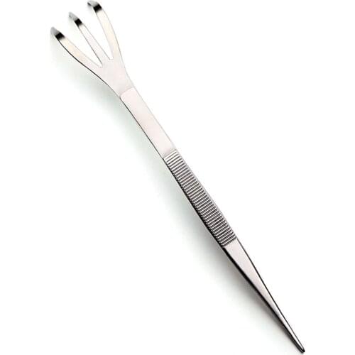 Bonsai tools JTT-02 Bonsai Tweezers stainless steel rake robust very firm and durable made by Tian Bonsai