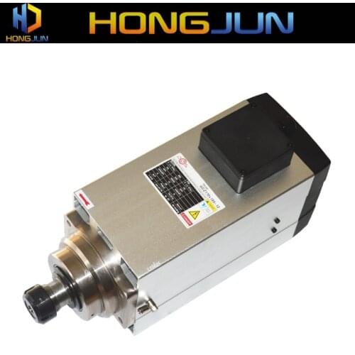 Chinese made spindle motor 12kw square air cooled electric AC spindle motor