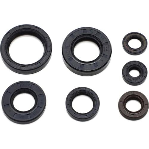 7 Piece Engine Oil Seal Kit Shift Crank Oil Pump Starter Transmission Seals UTV Parts For Yamaha Blaster 200 YFS200 1988 - 2006