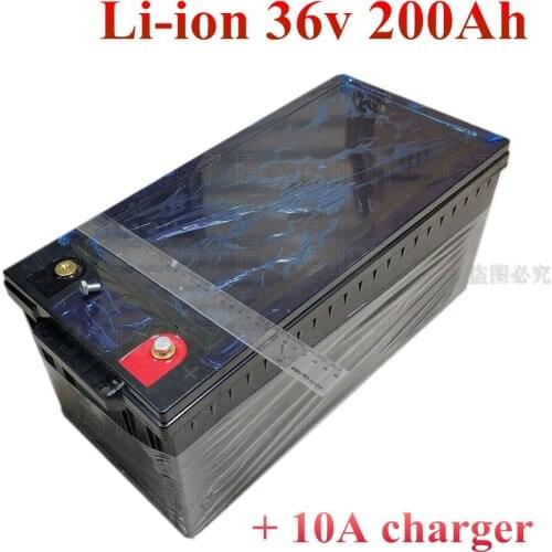 36v 200Ah Lithium li-ion Replace power wall battery 36v 150Ah 5kwh 7kwh for Solar System backup RV EV inverter + 10A charger