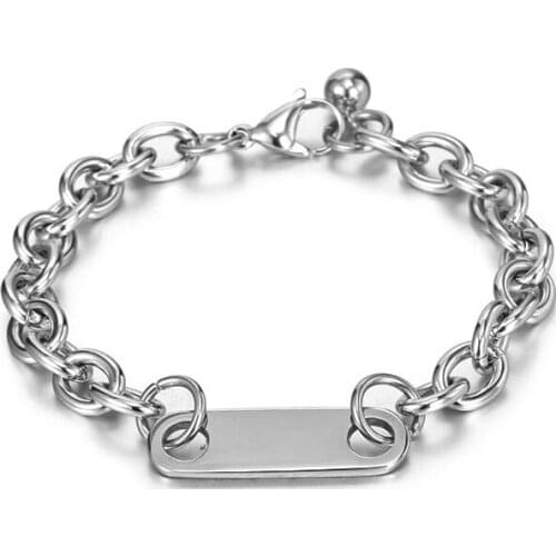 Minimalism 8mm Titanium Steel Curb Cuban Link Chain Bracelets for Men Wrist Jewelry Gifts Bracelet Wholesale Punk Bangles