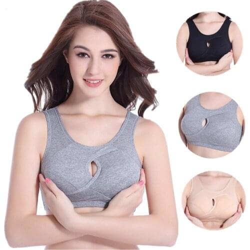 Fashion Womens Seamless Pregnant Nursing Bra Sports Yoga Sleeping Bralette 100% Breathable,Buttery-soft Fabric Comfortable