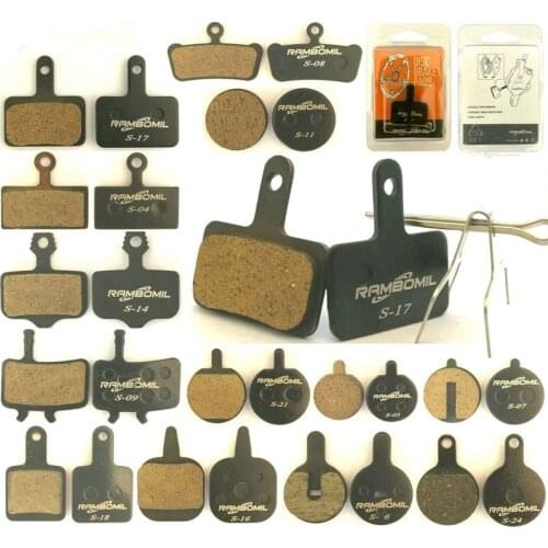 A Pair Resin semi-metal Bicycle Bike Disc Brake Caliper Pads General Style MTB Mountain Cycling Accessories Brake Pads