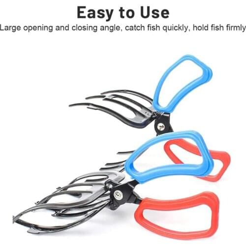 Fishing Pliers Gripper Metal Fish Control Clamp Claw Tong Grip Tackle Tool Control Forceps for Catch Fish Fishing