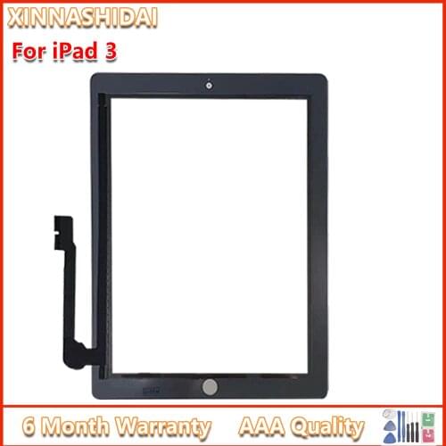 Touch Screen For iPad 3 4 iPad3 iPad4 A1416 A1430 A1403 A1458 A1459 A1460 LCD Outer Digitizer Sensor Glass Panel Replacement