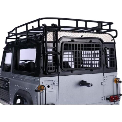 Stainless Steel Car Rear Window Mesh DIY for MN Defender D90 RC Car Parts Accessories