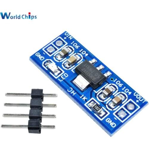 1Pcs Standard 6.0V-12V to 5V AMS1117-5.0V Power Supply Module AMS1117-5.0 For Arduino Raspberry Pi PCB Board