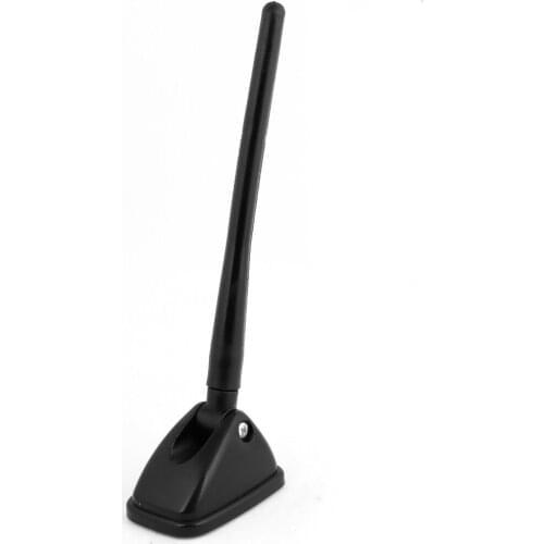 X Autohaux Adhesive Back Black Plastic Decorative Fm Am Roof Dummy Antenna For Car