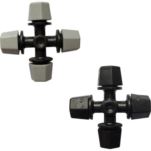 10Pcs Greenhouse Misting Nozzle Garden Watering Atomizing Sprinkler 6mm Interface Cooling System Sprayer