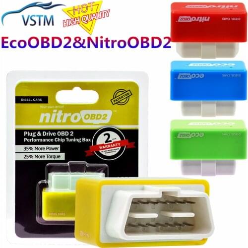 NITROOBD2 Save Fuel OBD2 Interface Diesel Cars Auto Chip Tuning Nitro OBD2 Your Own Driver Red NITRO OBD2 for Diesel Benzine