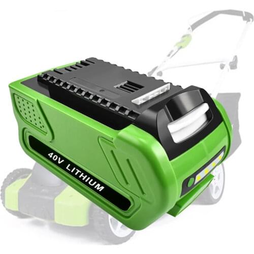 40V 6000mAh Rechargeable Battery for Green Works 29462 29472 29282 G-MAX GMAX Lawn Mower Power Tools Replacement Battery