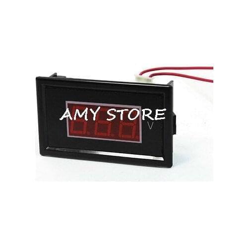 60-500V AC 3 Digital Display Panel Voltmeter Red LED Voltage Test Meter