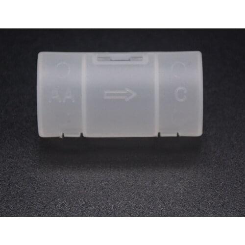AA Battery To Size C Battery Cases Box Adapters Converter Holder Switcher Converter LR06 AA to C LR14 Size Battery Storage Box