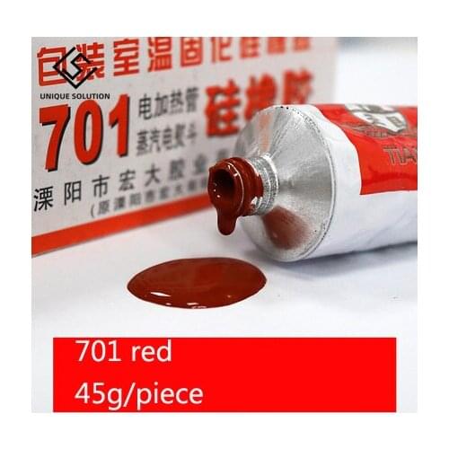 Free shipping 45g Silicone Industrial Adhesive 704 705 703 RTV Silicone Rubber White balck Transparent Glue