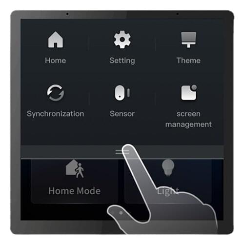 Tuya smart home LCD panel electrical switch for home use, apartment and hotel, built in WiFi/BLE/ZigBee solution