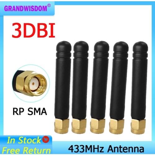 433MHz loar Antenne RP-SMA Connector Plug 433 mhz directional antena waterproof lora antenna for Lorawan watermeter Gasmeter