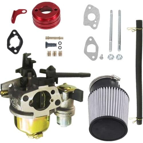 PREDATOR 212cc .670 Race Blue Printed CARBURETOR & Filter KIT KART Mini Bike