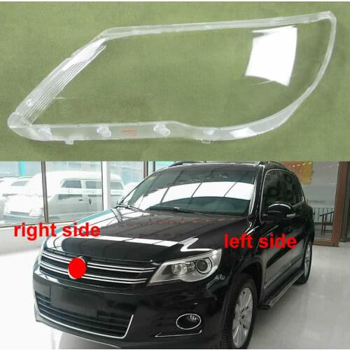 Front Headlamps Cover Transparent Lampshade Headlight Shell Mask Glass Lamp Shade For Volkswagen VW Tiguan 2009 2010 2011 2012