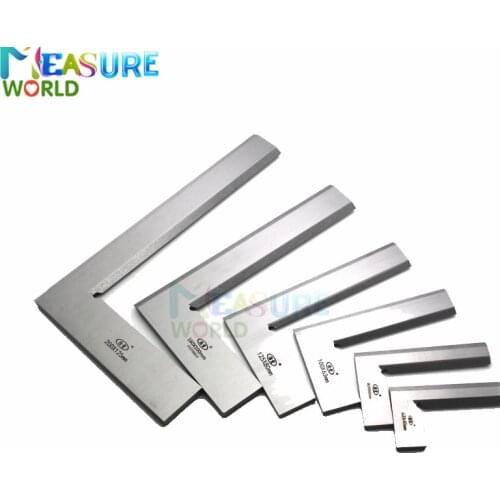 Stainless Steel Bladed 90 Degree 63x40 100x63 160x100mm 200x125m Angle Try Square Ruler Bevel Edge Square Gauge edge angle ruler