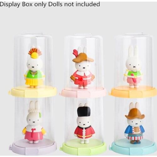 Stackable Transparent Decorative Display Box Dust Cover Hand-made Anime Figure Cover Desktop Decor