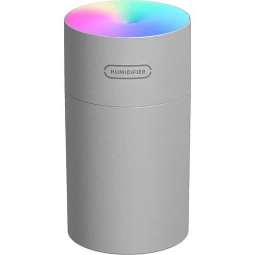 Humidifier 270ml Cup USB Air Humidifier Ultrasonic Aroma Diffuser Car Mist Maker 7 Colors LED Lights Mini Office Air Purifier