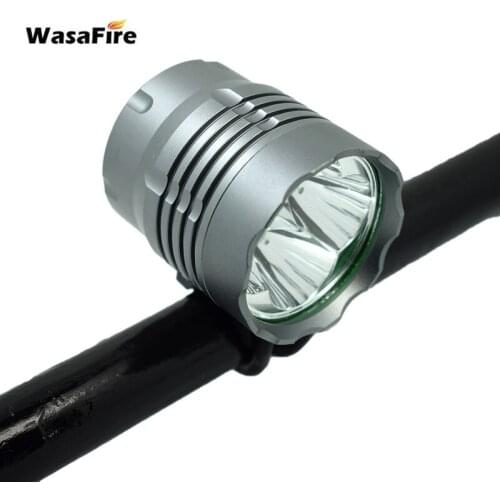 WasaFire 4* XML T6 LED Bicycle Headlight 5200lm Bike Front Light Waterproof Night Riding Headlamp 3 Modes Outdoor Cycling Lights