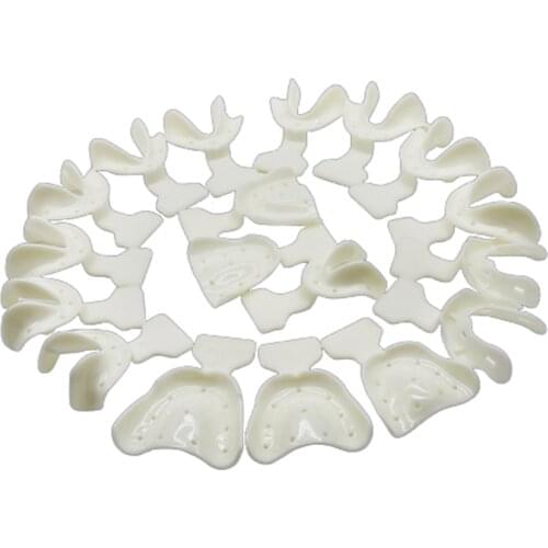 18Pcs/Set dental tray Dental Impression Trays Autoclavable dentures Edentulous Jaws Impression Dentist Tools Material Product