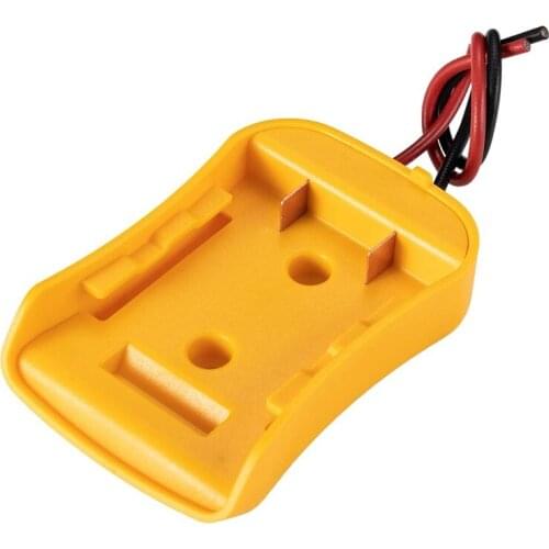 Power Wheels Battery Adapter for Dewalt 20V Battery 18V Dock Power Connector with 12 Gauge Wire, for Robotics