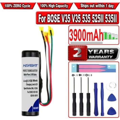 HSABAT 3900mAh 064454, 626161-0010 Battery for BOSE V35 V35 535 525II 535II T20