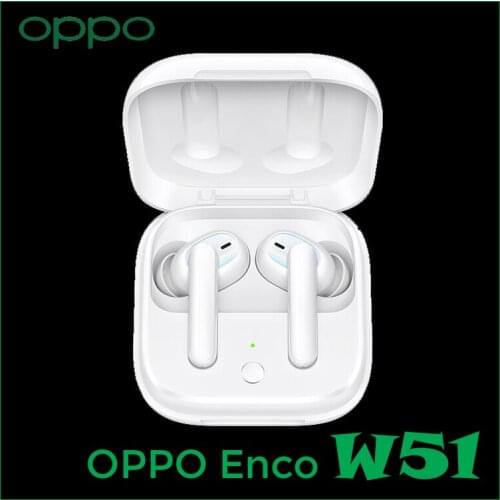 OPPO Enco W51 Earphones True Wireless Noise Cancelling TWS Bluetooth Headset Sports Game Music Headset
