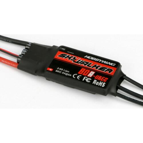 Hot Sales Skywalker Brushless ESC 80A 2-6S Electric Speed Control For RC Aircraft Multicopter